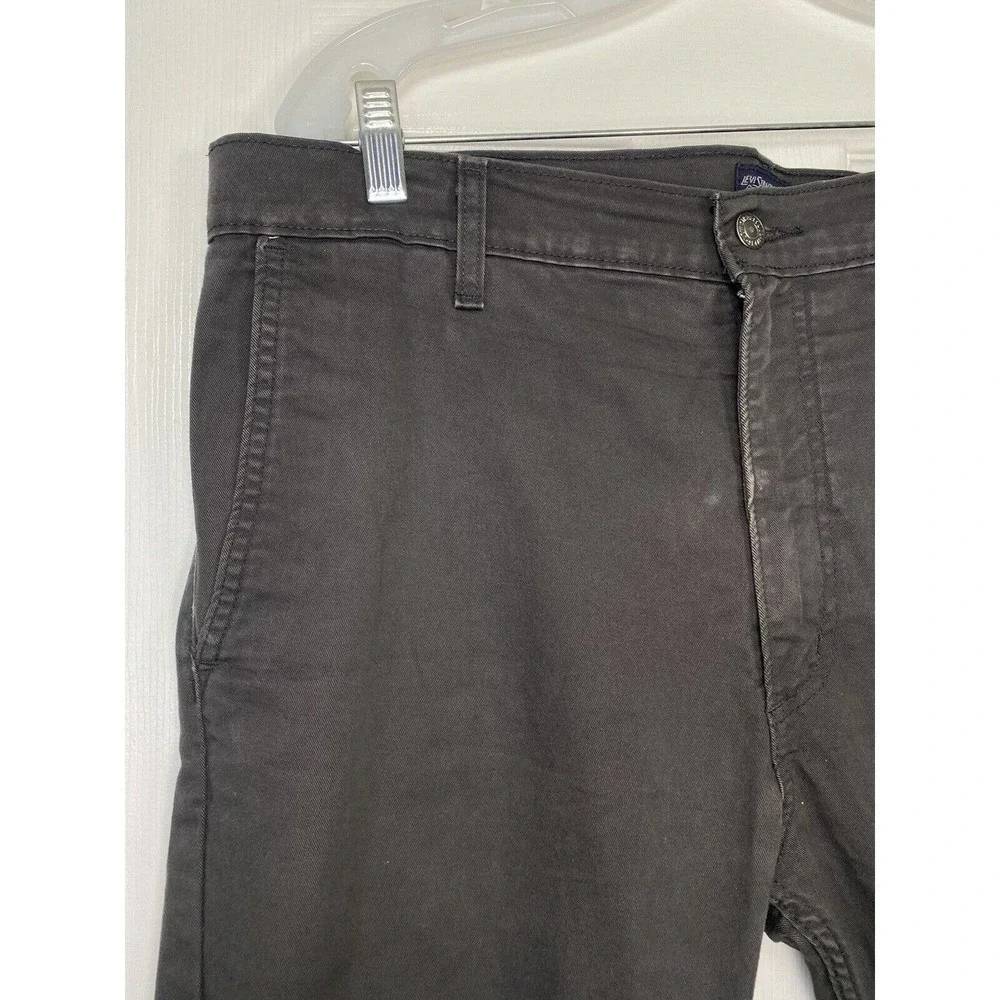 Levis Strauss & Co‎ Mens Straight Leg Jeans Faded Grey 36x32
